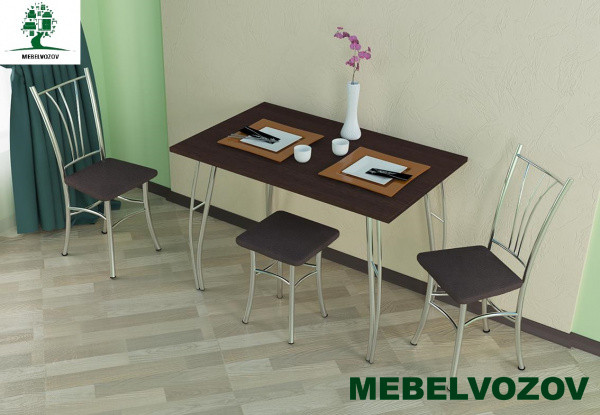 Стол обеденный №1 венге от магазина Мебельвозов в Нижнем Новгороде