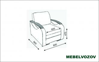 Мягкое кресло Канзас-5 от магазина Мебельвозов в Нижнем Новгороде
