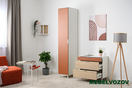 Марвэл Комод 16.234.03 (Белый PE шагрень) от магазина Мебельвозов в Нижнем Новгороде