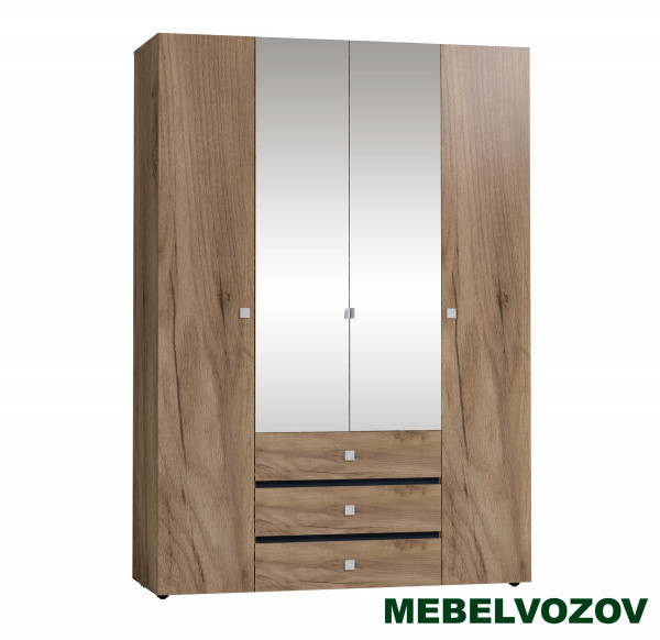 Шкаф 4-х створчатый NEO 555 для одежды и белья  от компании Мебельвозов в Нижнем Новгороде