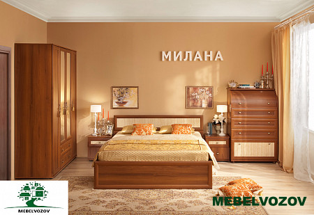 Модульная спальня «Милана» Комплектация 1 от магазина Мебельвозов в Нижнем Новгороде