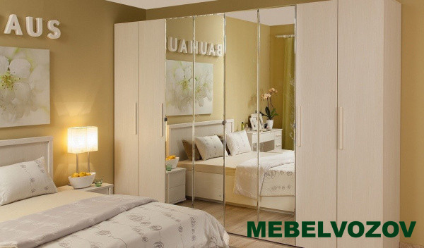  Шкаф с зеркалом  2 фасада Bauhaus 8  от компании Мебельвозов в Нижнем Новгороде