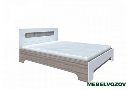 Кровать двухспальная с настилом 1600 мм Палермо-3 КР-004 от магазина Мебельвозов в Нижнем Новгороде