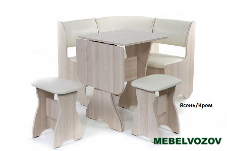 Кухонный уголок Тюльпан-мини Венге/Крем от магазина Мебельвозов в Нижнем Новгороде
