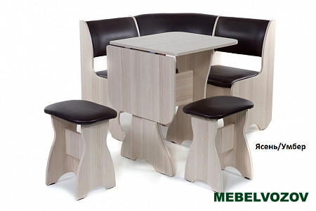 Кухонный уголок Тюльпан-мини Венге/Умбер от магазина Мебельвозов в Нижнем Новгороде