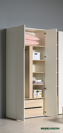 Муссон Шкаф двухстворчатый 13.198 от компании Мебельвозов в Нижнем Новгороде