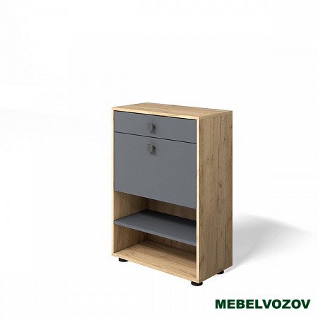 Обувница "Мини-Лайт" МЛ-4 (графит/дуб золотой крафт) от магазина Мебельвозов в Нижнем Новгороде