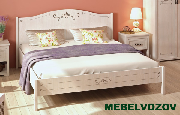 Кровать двуспальная 05 Афродита 160*200 без ортопеда, без матраса от магазина Мебельвозов в Нижнем Новгороде