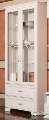 Витрина для гостиной «Венеция» 16. Шкаф для посуды 2-х дверный от Mebelvozov в Нижнем Новгороде