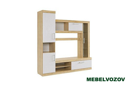 МОДУЛЬНАЯ СТЕНКА "МАКСИ" (дуб сонома/белое дерево) от Mebelvozov в Нижнем Новгороде