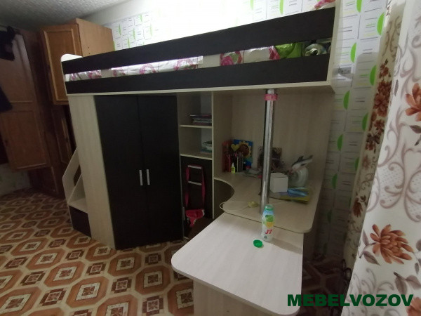 Кровать-чердак Карамель 77-03 (Анкор светлый/Бодега темный) детальное изображение от магазина mebelvozov.ru в Нижнем Новгороде