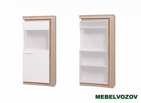 Люмен 01 Шкаф-витрина (белый глянец) от Mebelvozov в Нижнем Новгороде