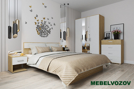 Комод Next 40-2(Дуб Сонома/Белая Аляска) от магазина Мебельвозов в Нижнем Новгороде