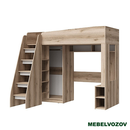 КИВИ КР-02 Кровать-чердак детальное изображение от магазина mebelvozov.ru в Нижнем Новгороде