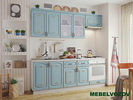 Шкаф навесной L500 H360 (1 дв. гл.) (эмаль) Бергамо фото от Мебельвозов в Нижнем Новгороде