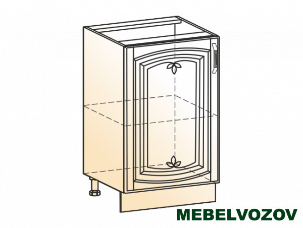 Фото шкаф рабочий l500 (1 дв. гл.) (эмаль) бергамо элемента от сайта Мебельвозов в Нижнем Новгороде