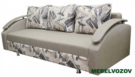 Диван еврокнижка Канзас плюс с подлокотниками от магазина Мебельвозов в Нижнем Новгороде