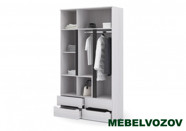 Шкаф 3х створчатый с ящиками Валенсия ШК 013 от компании Мебельвозов в Нижнем Новгороде