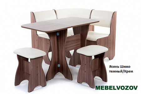 Кухонный уголок Тюльпан-мини Венге/Крем от магазина Мебельвозов в Нижнем Новгороде