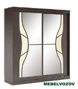 Шкаф-купе Оскар 11-2 (Венге магия/Бежевое стекло) от компании Мебельвозов в Нижнем Новгороде