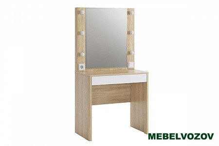 Трюмо Зара (Дуб сонома/белый) от магазина Мебельвозов в Нижнем Новгороде