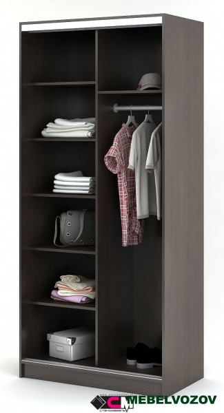 Шкаф-купе Альянс 1,0 м от компании Мебельвозов в Нижнем Новгороде