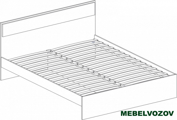 фото Кровать двуспальная Next 73 без ящика с ортопедическим основанием(Сонома/Белая Аляска) от магазина Мебельвозов в Нижнем Новгороде Кровать двуспальная Next 73 без ящика с ортопедическим основанием(Сонома/Белая Аляска) от магазина Мебельвозов в Нижнем Новгороде