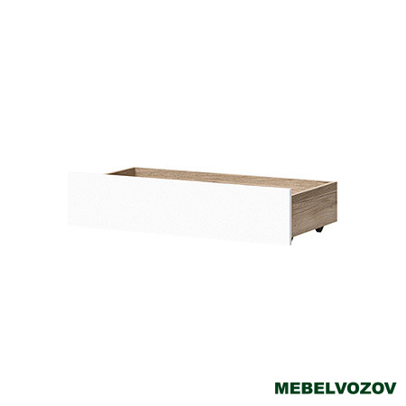 КИВИ КР-01 Кровать 900 с двумя выкатными тумбами и ящиком детальное изображение от магазина mebelvozov.ru в Нижнем Новгороде