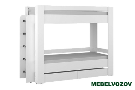 Кровать двухъярусная "Зефир" детальное изображение от магазина mebelvozov.ru в Нижнем Новгороде