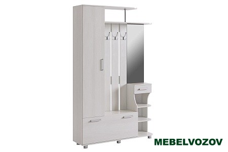 Прихожая Барселона-1 (белый рамух) от магазина Мебельвозов в Нижнем Новгороде