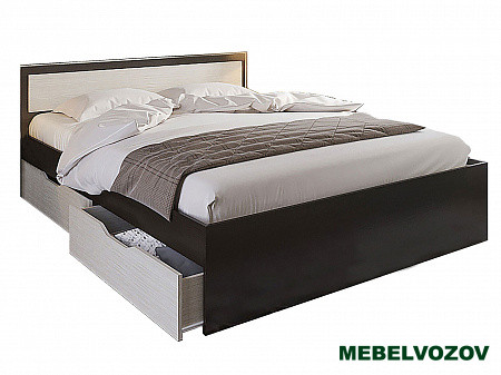 Кровать ГАРМОНИЯ КР 604 с ящиками 1600 от магазина Мебельвозов в Нижнем Новгороде