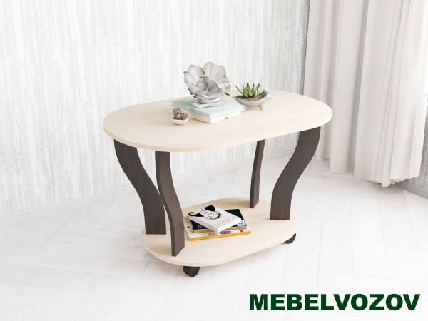 Журнальный стол Консул-3 дуб молочный/венге - фото от Mebelvozov в Нижнем Новгороде Журнальный стол Консул-3 дуб молочный/венге от Mebelvozov в Нижнем Новгороде