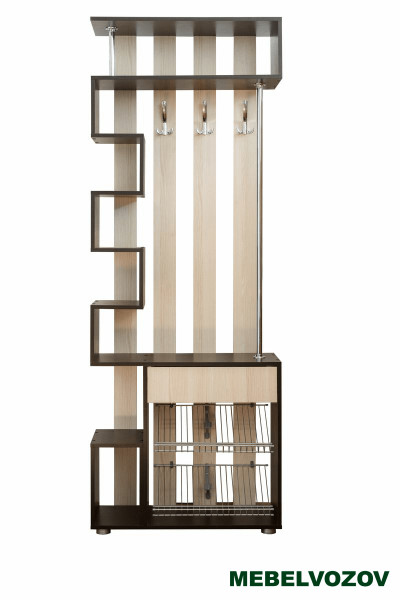 Модульная прихожая "Мини-Лайт" (венге/ясень) вариант 7 от магазина Мебельвозов в Нижнем Новгороде