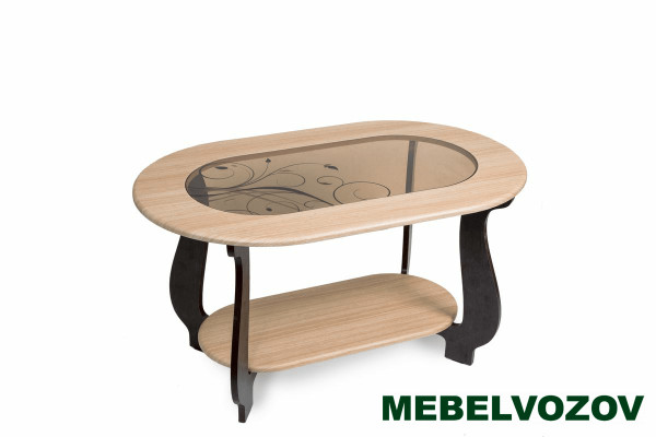 Столик журнальный СЖ-21 со стеклом - фото от Mebelvozov в Нижнем Новгороде Столик журнальный СЖ-21 со стеклом от Mebelvozov в Нижнем Новгороде