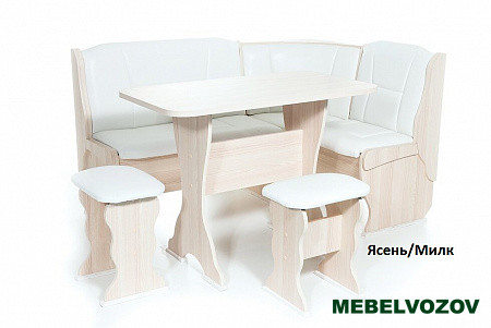 Кухонный уголок Орхидея Ясень/Милк  от магазина Мебельвозов в Нижнем Новгороде