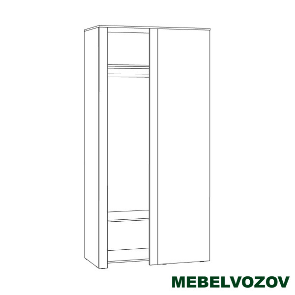 Джастин Шкаф угловой 13.229 от компании Мебельвозов в Нижнем Новгороде