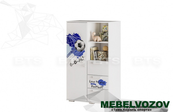 Шкаф многофункциональный ШК-10 Трио Король спорта  детальное изображение от магазина mebelvozov.ru в Нижнем Новгороде