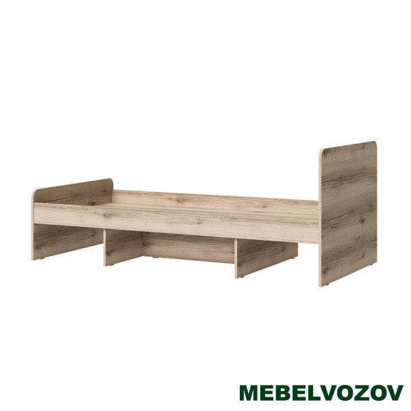 КИВИ КР-01 Кровать 900 с двумя выкатными тумбами и ящиком детальное изображение от магазина mebelvozov.ru в Нижнем Новгороде