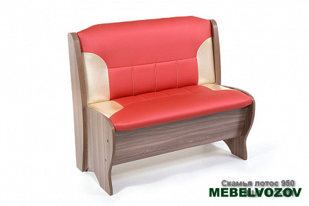 Скамья большая 950 Ясень шимо темный Лотос от магазина Мебельвозов в Нижнем Новгороде