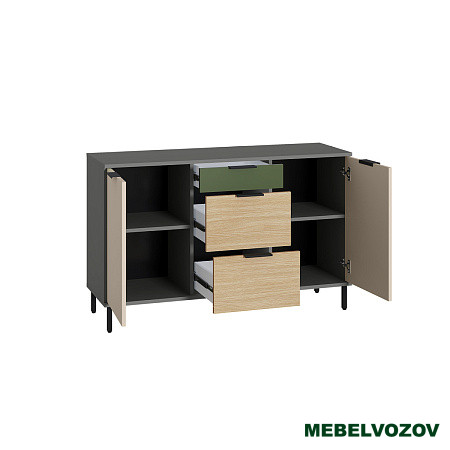 Марвэл Комод 16.234.02 (Темно - серый U2601) от магазина Мебельвозов в Нижнем Новгороде