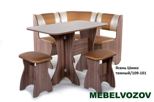 Кухонный уголок Тюльпан-мини Венге/120-101 от магазина Мебельвозов в Нижнем Новгороде