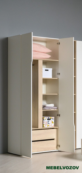 Муссон Шкаф двухстворчатый 13.198 от компании Мебельвозов в Нижнем Новгороде