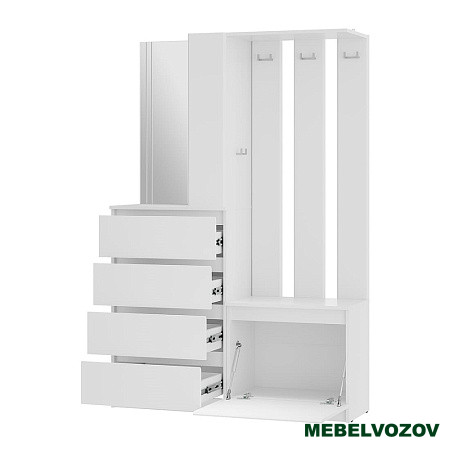 Прихожая Симпл ПР-04, белый от магазина Мебельвозов в Нижнем Новгороде