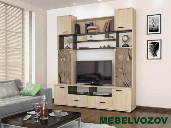 Центральная секция ОГЦС-1 Оскар-18 (Дуб Сонома/Венге) - фото от Mebelvozov в Нижнем Новгороде Центральная секция ОГЦС-1 Оскар-18 (Дуб Сонома/Венге) от Mebelvozov в Нижнем Новгороде