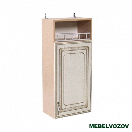 Шкаф навесной с открытой полкой 350 Анжелика (высота 920) фото от Мебельвозов в Нижнем Новгороде