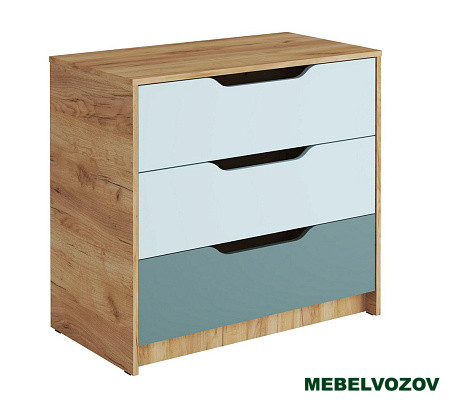 RICH Комод КМ-001 (Мята/голубой) детальное изображение от магазина mebelvozov.ru в Нижнем Новгороде