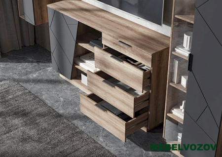 ДАЛЛАС КМ 01 Комод 1704 4 ящика от магазина Мебельвозов в Нижнем Новгороде