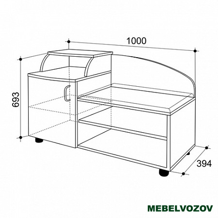 Обувница  Хит (Венге)- фото от магазина Мебельвозов в Нижнем Новгороде Обувница  Хит (Венге) от магазина Мебельвозов в Нижнем Новгороде