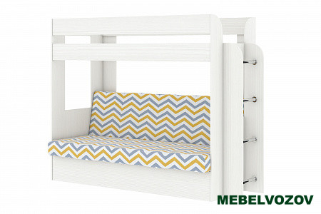 Кровать-Диван 2-х этажная Карамель 75 (Бодега светлый/бодега светлый) детальное изображение от магазина mebelvozov.ru в Нижнем Новгороде