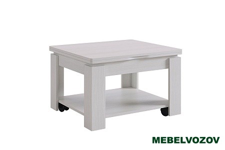Стол журнальный Адам 1 (белый рамух) от Mebelvozov в Нижнем Новгороде
